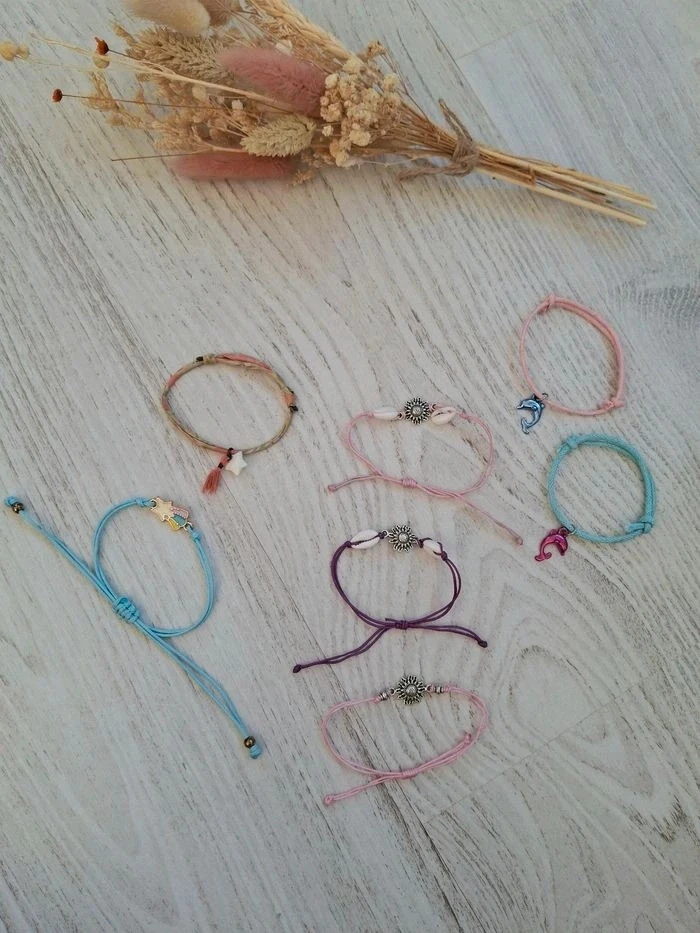 🌊 Lot de 7 bracelets fantaisie style boho & plage – État neuf